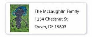 artwork return address labels