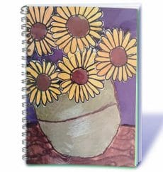 Custom artwork notebooks